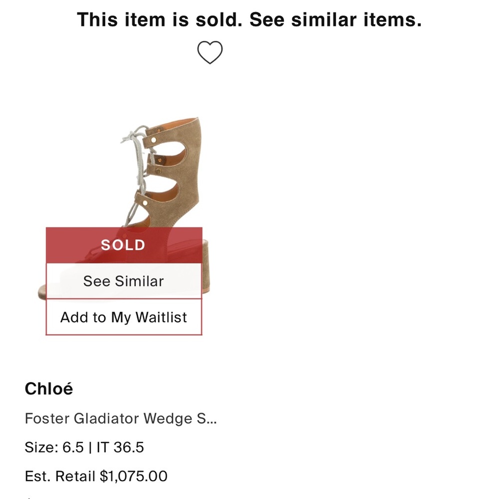 Brand new Chloe black suede Foster Gladiator Sandals - Picture 11 of 11